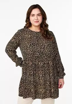 Блуза Zizzi, коричневый