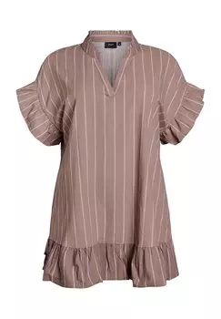 Блуза Zizzi, коричневый