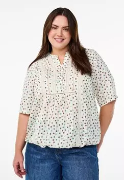 Блуза Zizzi, кремовый