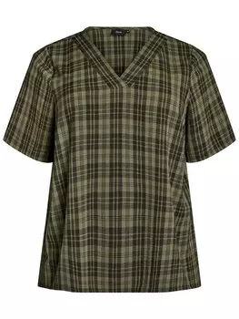 Блуза Zizzi MVINOVA, зеленый