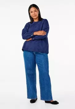Блуза Zizzi, темно-синий