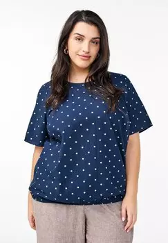 Блуза Zizzi, темно-синий