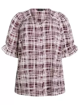 Блуза Zizzi Vanni, темно-красный