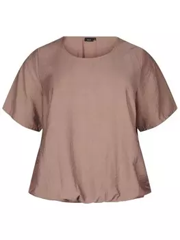 Блуза Zizzi VCOLLY, коричневый