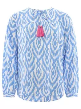 Блуза Zwillingsherz Aquarell Ovale, голубой