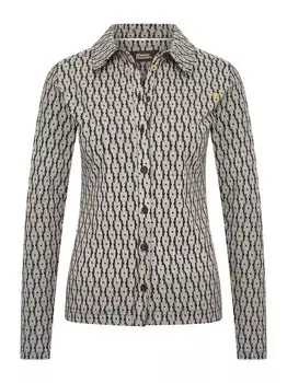 Блузка 4Funkyflavours Seasons Of Trouble, бежевый/синий