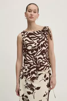 Блузка Abercrombie & Fitch, бежевый