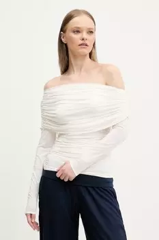 Блузка Abercrombie & Fitch, бежевый