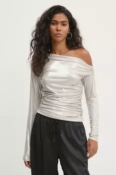 Блузка Abercrombie & Fitch, бежевый