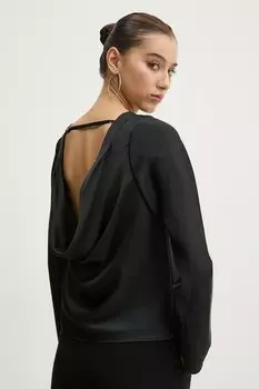 Блузка Abercrombie & Fitch, черный