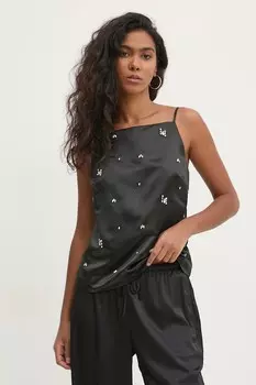 Блузка Abercrombie & Fitch, черный