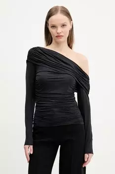 Блузка Abercrombie & Fitch, черный