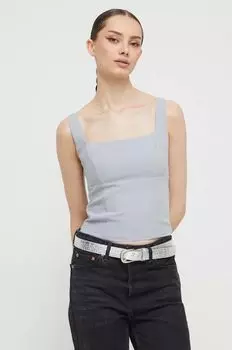 Блузка Abercrombie & Fitch, серый