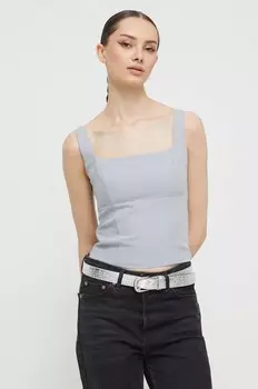 Блузка Abercrombie & Fitch, серый