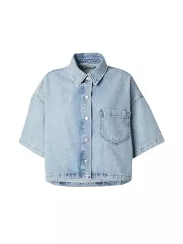 Блузка AGOLDE Rona, светло-синий