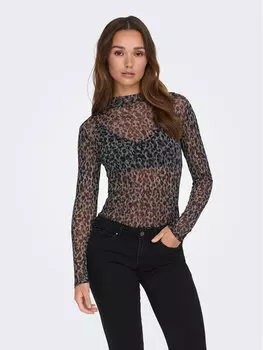 Блузка эластичного кроя Jdy, черный