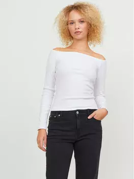 Блузка эластичного кроя Jjxx, белый