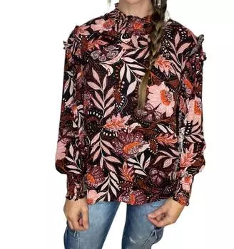 Блузка Alayna черного цвета Oddi