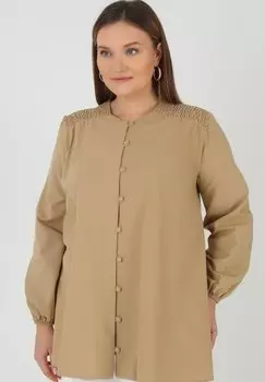 Блузка ALIA Modanisa, темно-коричневый