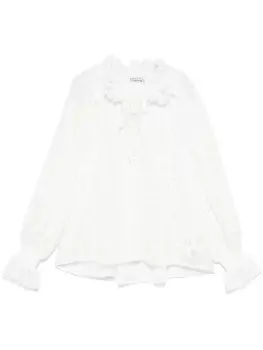 Блузка alice + olivia norah, белый