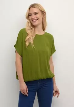 Блузка AMBER STANLEY SS Kaffe, цвет calla green