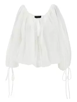 Блузка ANDAMANE Wilma с рукавами-фонариками The Andamane, белый