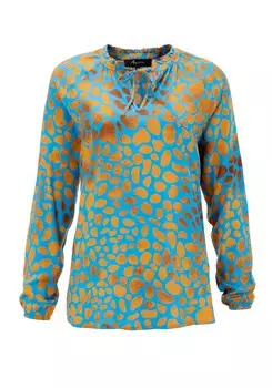 Блузка Aniston CASUAL Blouse, синий