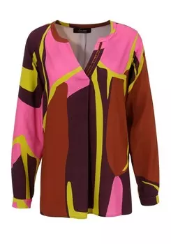 Блузка Aniston SELECTED Blouse, разноцветный