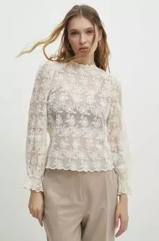 Блузка Answear Lab, бежевый