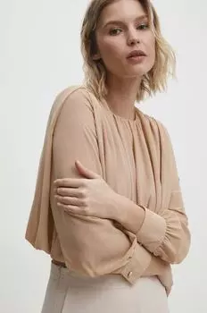 Блузка Answear Lab, бежевый