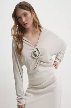 Блузка Answear Lab, бежевый
