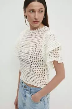Блузка Answear Lab, бежевый