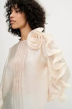 Блузка Answear.Lab, бежевый