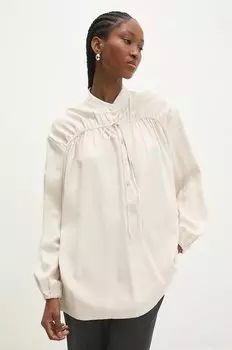 Блузка Answear.Lab, бежевый