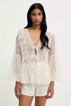 Блузка Answear.Lab, бежевый