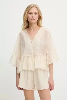 Блузка Answear.Lab, бежевый