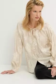 Блузка Answear.Lab, бежевый