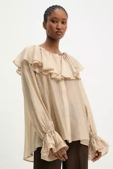 Блузка Answear.Lab, бежевый