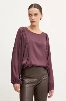 Блузка Answear.Lab, бордовый