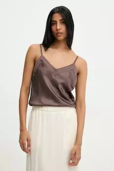 Блузка Answear.Lab, коричневый