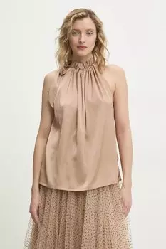 Блузка Answear.Lab, коричневый