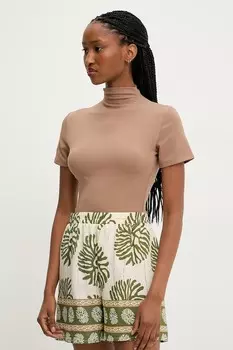 Блузка Answear.Lab, коричневый