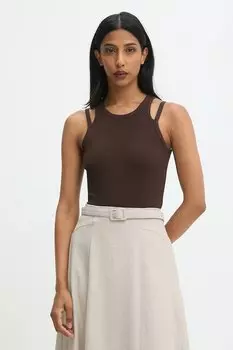 Блузка Answear.Lab, коричневый