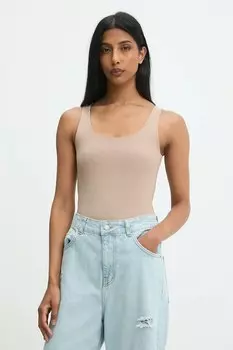 Блузка Answear.Lab, коричневый