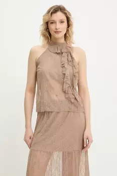 Блузка Answear.Lab, коричневый