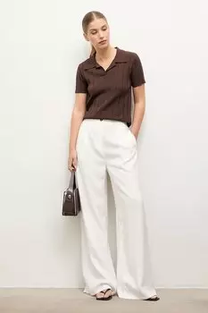 Блузка Answear.Lab, коричневый