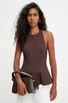 Блузка Answear.Lab, коричневый