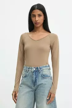 Блузка Answear.Lab, коричневый