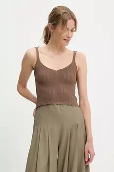 Блузка Answear.Lab, коричневый