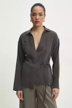 Блузка Answear.Lab, серый